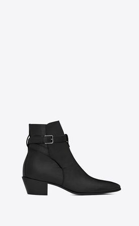 WEST jodhpur boots in smooth leather | Saint Laurent United States | YSL.com