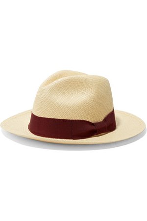 Sensi Studio | Grosgrain-trimmed toquilla straw Panama hat | NET-A-PORTER.COM