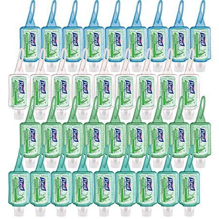 Amazon.com: PURELL Advanced Hand Sanitizer Soothing Gel, Fresh scent, with Aloe and Vitamin E - 1 fl oz Travel Size JELLY WRAP Carrier (Pack of 36 - JELLY WRAP Color Will Vary) - 3903-36-CMR: Industrial & Scientific