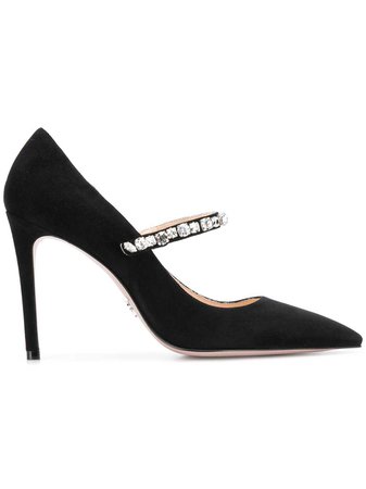 Prada Crystal Embellished high-heel Pumps - Farfetch