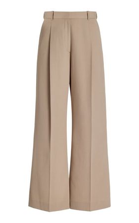 Pleated Wide-Leg Trousers By Toteme