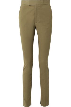 Helmut Lang | Stretch-cotton twill skinny pants | NET-A-PORTER.COM