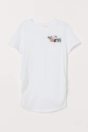 MAMA Cotton T-shirt - White