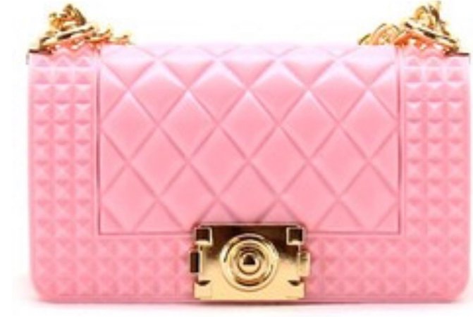 bubblegum pink purse