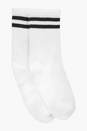 Sports Stripe Ankle Socks | Boohoo