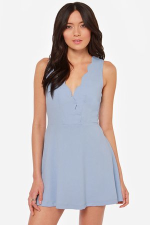 Cute Periwinkle Blue Dress - Sleeveless Dress - $48.00 - Lulus