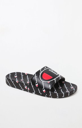 Champion Black IPO Slide Sandals | PacSun