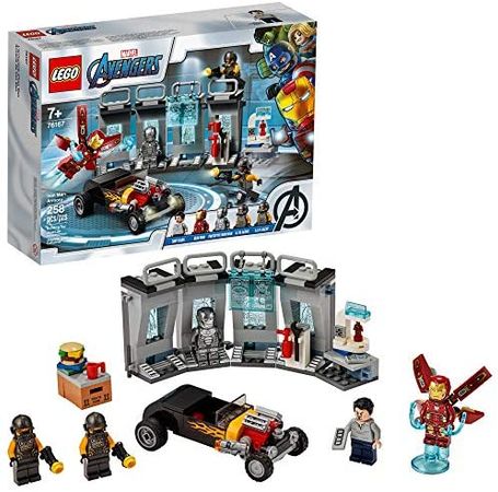 Amazon.com: LEGO Marvel Avengers Iron Man Armory 76167 Building Kit (258 Pieces) : Toys & Games