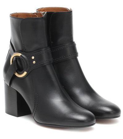 CHLOÉ Leather ankle boots