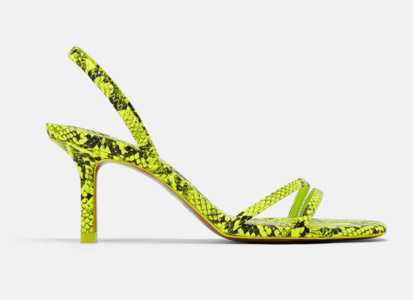 Zara neon heels