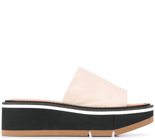 platform slip-one sandals