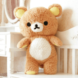 Fuzzy Rilakkuma Brown Bear Plush Soft Fur Kawaii | DDLG Playground
