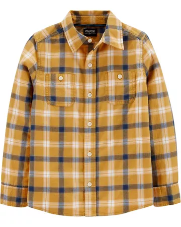 Flannel blue yellow