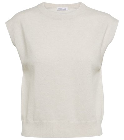 Brunello Cucinelli - Cashmere sweater vest | Mytheresa