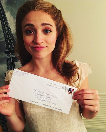 Christy Altomare on Instagram: “I don't know who this David guy is but I think I accidentally got his fan mail @davidhydepierce”