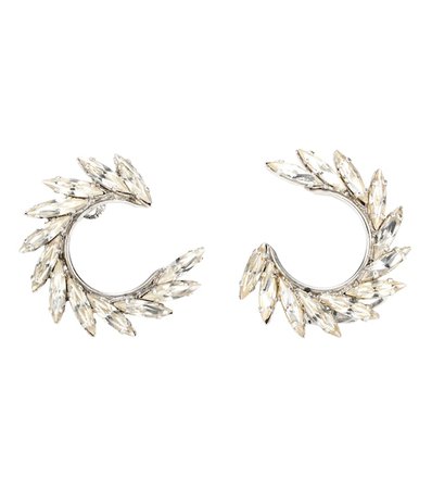 Crystal-Embellished Earrings | Saint Laurent - mytheresa