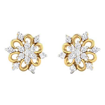 Mandala Diamond Earrings – The Store of India