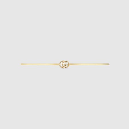 GG Running Choker aus Gelbgold | GUCCI® DE