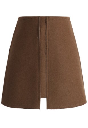 Pocket of Charm Wool-blend Skirt in Tan - Skirt - BOTTOMS - Retro, Indie and Unique Fashion