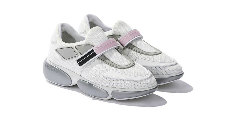 white prada sneakers cloud - Google Search