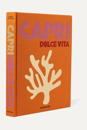 Orange Capri Dolce Vita by Cesare Cunaccia hardcover book | Assouline | NET-A-PORTER