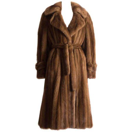 Christian Dior Haute Couture wild mink coat, circa 1960s For Sale at 1stdibs