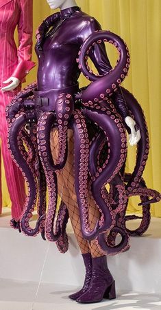 purple octopus tentacle dress skirt costume ursula