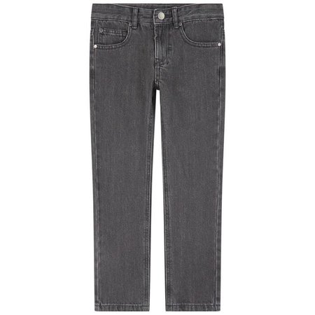 boys Stella McCartney Kids Grey Denim : 100% Cotton Details: 80% Polyester 20% Cotton Machine washable at 30°C. Slim fit stone jeans | Melijoe.com