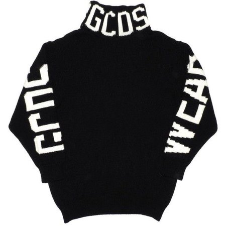 GCDS Logo Sweater - BLACK