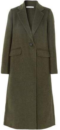 Brushed Wool-blend Felt Coat