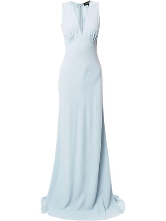 Blue Jenny Packham V-Neck Slip Dress | Farfetch.com
