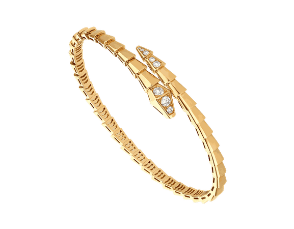 Bvlgari, Serpenti viper gold and diamond bracelet