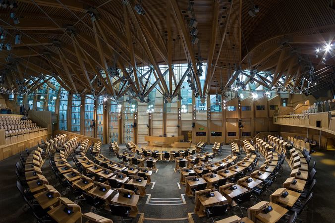 Scottish Parliament Debating Chamber 2 - Scottish Parliament - Wikipedia