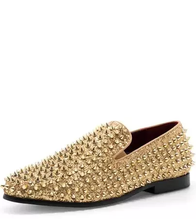 mens gold dress shoes - Google Search