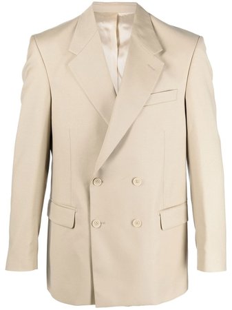 Paura Fitted double-breasted Button Blazer - Farfetch