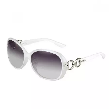 Norbi Polarized Sunglasses for Women Vintage Big Frame Sun Glasses Ladies Shades White - Walmart.com