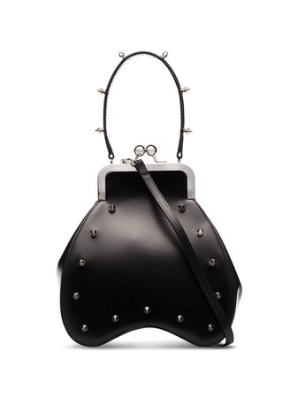 Simone Rocha Bean Flower Studded Leather Bag Ss20 | Farfetch.com