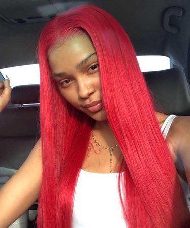Red lace front ‼️