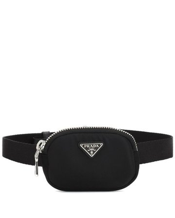 Prada Synthetic Nylon Belt Bag in Black - Lyst