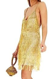 Amazon.com : gold fearless dress