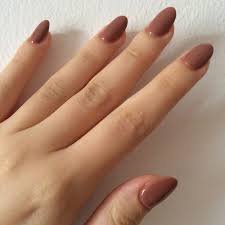 brown short nails - Google Search
