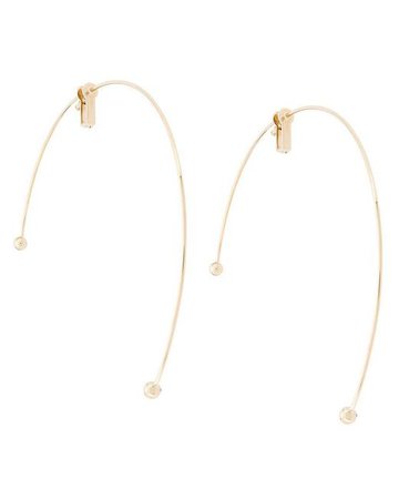 Y. Project Women's Metallic Semi-hoop Earrings