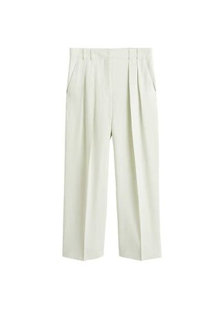 MANGO Straight suit trousers