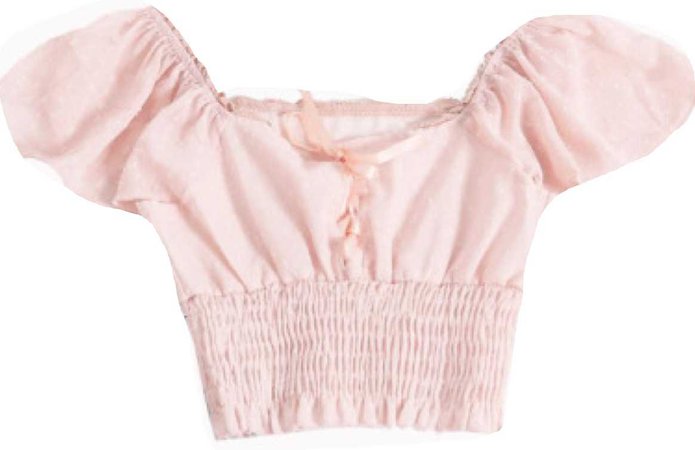 Frilly crop top