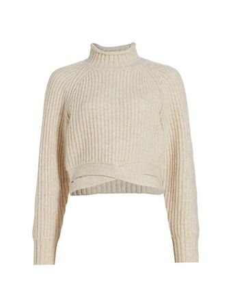 Shop dh New York Naomi Crossover Sweater | Saks Fifth Avenue