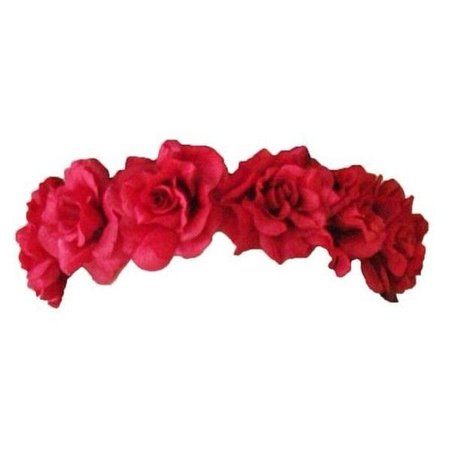 red flower crown - Google Search