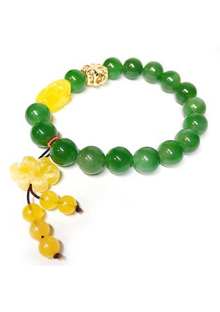 JayGem Natural Jade Beads Bracelet
