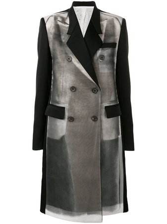 Peter Do Abstract Print Tailored Coat | Farfetch.com