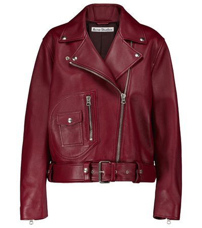 Acne Studios - Leather jacket | Mytheresa