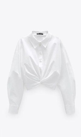 poplin white shirt